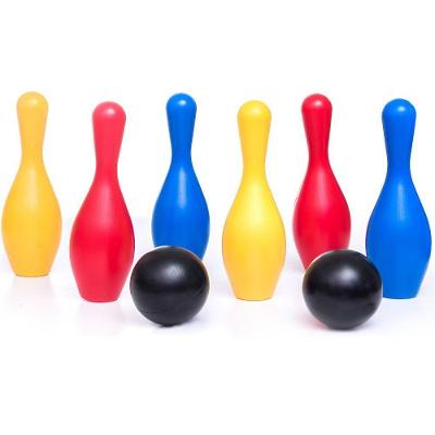 Jogo Infantil Boliche Colorido - 8 Peças