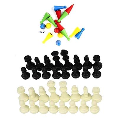 Jogos Tabuleiro 3 Em 1 Clássicos Xadrez Ludo Cobras Escadas