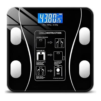 Balança Digital Bioimpedância Bluetooth Aplicativo Medição