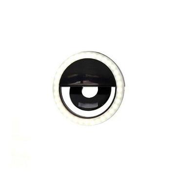 Luz Selfie Ring Light Clipe Anel Led Flash Celular Universal Rosa