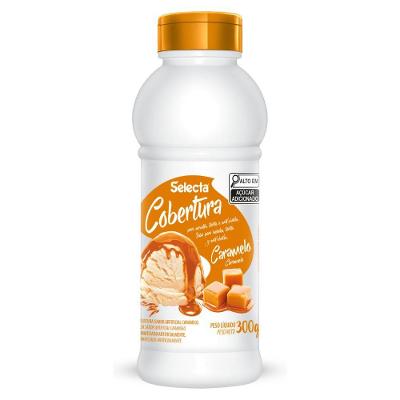 Cobertura Concentrado De Sorvete E Sobremesas Selecta 300gm - Caramelo