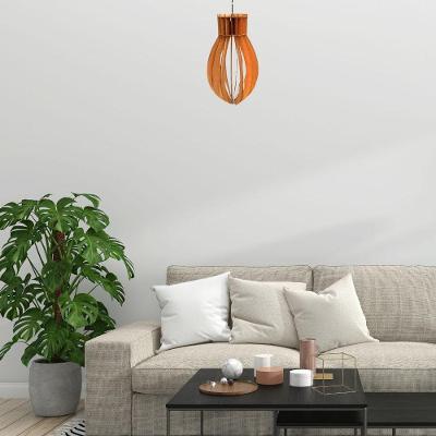 Luminária Teto Tipo Pendente Rubi Mdf - Completa Mdf Cru