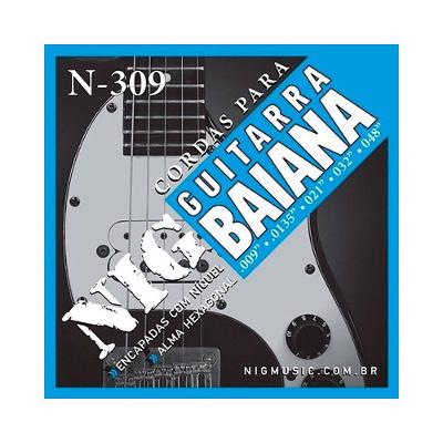 Encordoamento P/ Guitarra Baiana Nig N-309 9/48 - Ec0015