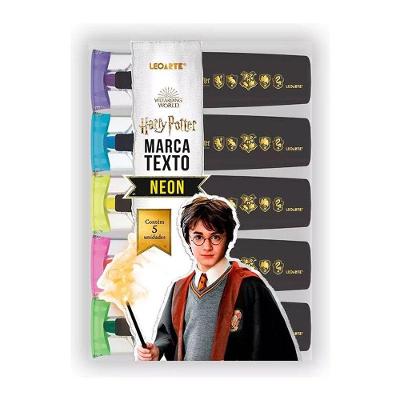 Kit Marca Texto Harry Potter 94148 5 Cores Neon - Leo&amp