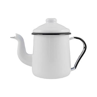 Cafeteira Tradicional Esmaltada Branco 1,1 L Ewel