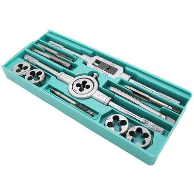 Jogo Tarracha Cossinete Macho Femea Kit 12 Peças Pente Abre Rosca Aco Madeira Aluminio Profissional