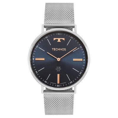Relógio Technos Masculino Slim Prata - 2025LUE/1A