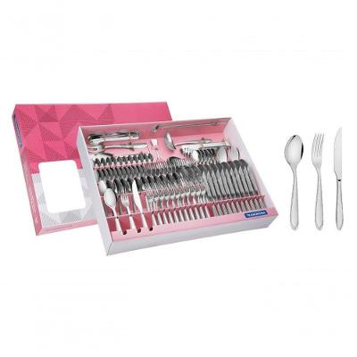 Faqueiro Laguna 100 Peças Aço Inox Brilho Tramontina