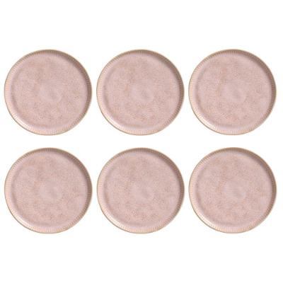 Conjunto De Pratos De Sobremesa 06 Peças Linhas Litchi Porto Brasil