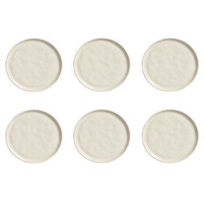Conjunto De Pratos De Sobremesa 06 Peças Linhas Clay Porto Brasil