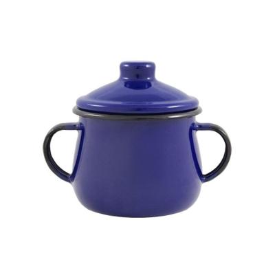 Açucareiro Esmaltado Azul 380 Ml Ewel