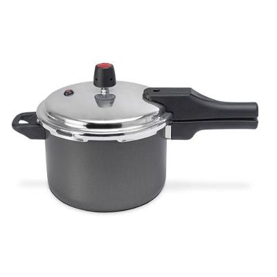 Panela De Pressão Indução Grafite 20 Cm 4,5 L Em Alumínio Com Revestimento Interno Antiaderente