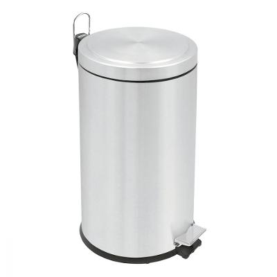 Lixeira Inox Tramontina 20L Brasil Plus Pedal e Amortecedor