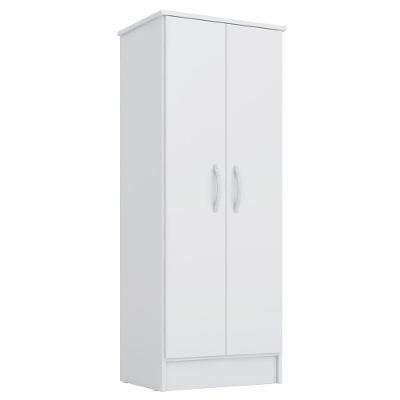 Armário Multiuso 2 Portas 3 Prateleiras Viena D02 Branco