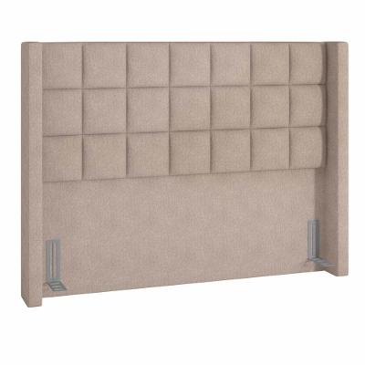 Cabeceira Cama Box Casal King 195Cm Pisa P02 Linho Areia
