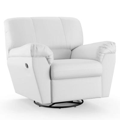 Poltrona Do Papai Reclinável Retrátil Taty D05 Corano Branco - Mpozenato