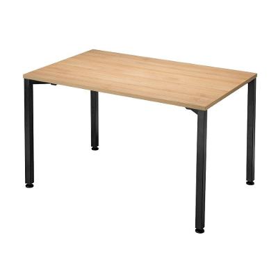 Mesa Parus 6 Lugares 120x80 Cm Tampo Em Mdp 25mm Preto Roal