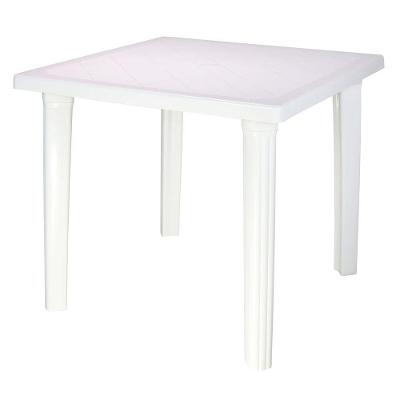 Mesa Tramontina Sancho 80 X. 80 Cm Em Polipropileno Branco