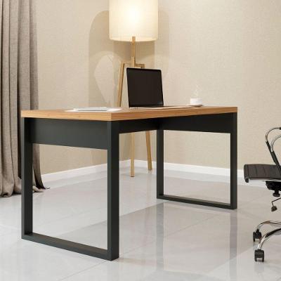 Mesa P- Escritório 135X68cm Em Mdf F20 Freijó-Preto Pradel