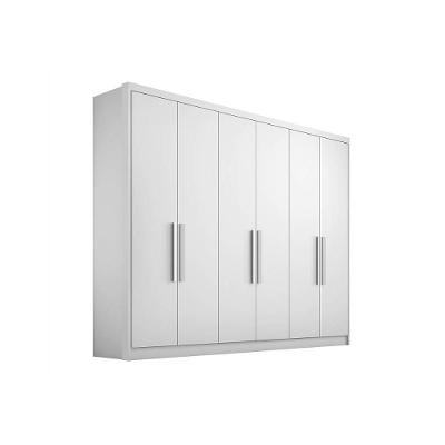 Módulo Guarda Roupa Rizon c/ 6 Portas e 6 Gavetas Branco - Novo Horizonte