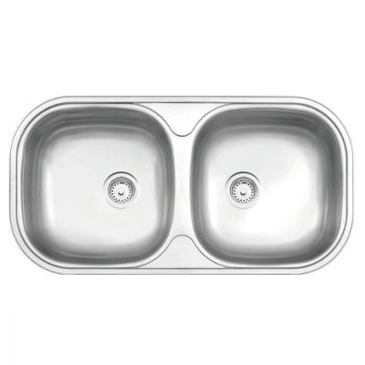 Cuba Tramontina Isis 2c 34 Bs Em Aço Inox Acetinado 78 x 40