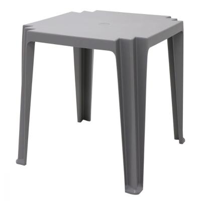 Mesa Tramontina Tambau 68x68x72cm Polipropileno Cinza