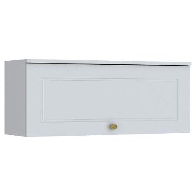 Armário Aéreo p/ Cozinha  Americana c/ 1 Porta Basculante 80cm Branco - Henn