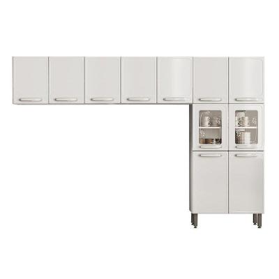 Cozinha Compacta Evidence 3 Peças (2 Armários + 1 Paneleiro) CPT63 Branco - Bertolini
