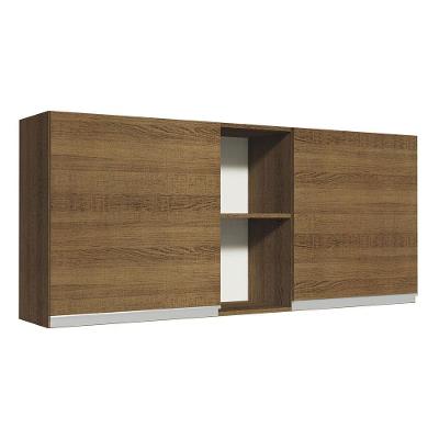 Armário Aéreo 150 Cm 2 Portas E 2 Nichos RusticRustic