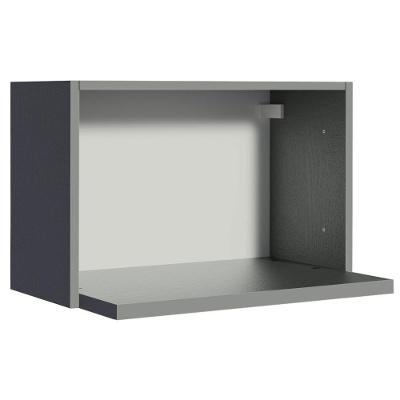 Armário Aéreo 60 Cm Com Nicho Para Forno Cinza Nice Cinza