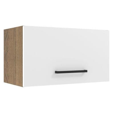 Armário Aéreo 60 Cm 1 Porta Basculante Rustic/branco