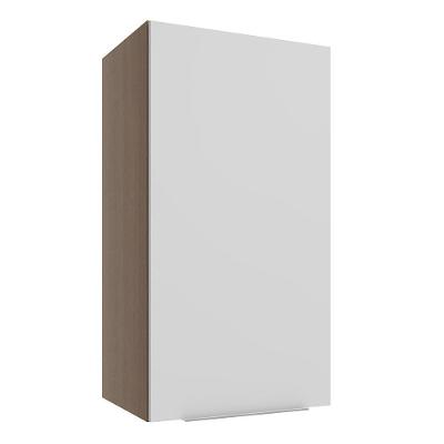 Armário Aéreo Stella 1 Porta Rustic/branco Madesa