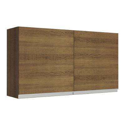 Armário Aéreo Glamy 120cm 2 Portas Rustic Madesa