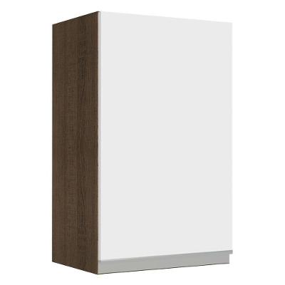 Armário Aéreo Glamy 40cm 1 Porta Rustic/Branco Madesa