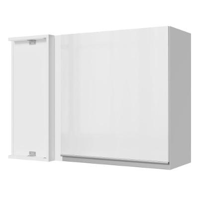 Armário Aéreo de Canto Glamy 100% MDF 1 Porta BR Madesa