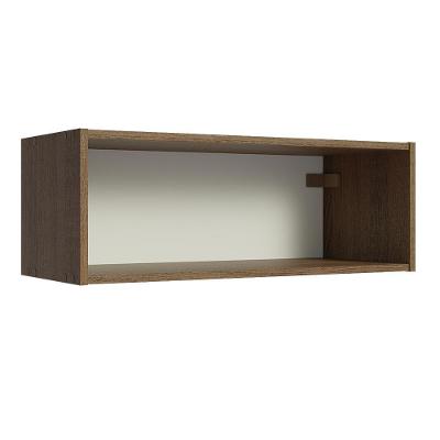 Armário Aéreo Com Nicho Aberto 60cm Rustic Emilly Madesa
