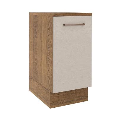 Balcão 35 Cm 1 Porta Rustic/crema Agata Madesa Rustic/crema
