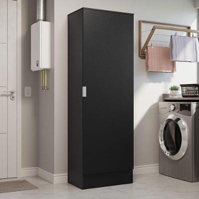 Armário Multiuso 60 Cm 1 Porta Preto Madesa Preto