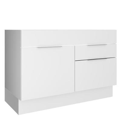 Balcão de Pia Madesa Stella 1 Porta e 2 Gavetas Branco