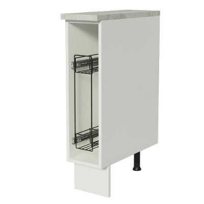 Balcão Porta-temperos Glamy, Agata e Stella 20cm Branco