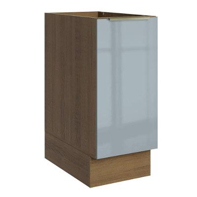 Balcão Madesa Lux 35 Cm 1 Porta Rustic/cinza