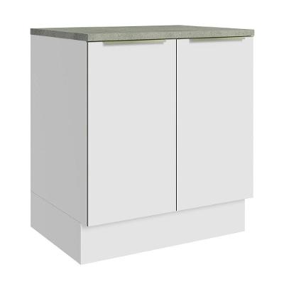 Balcão Madesa 70 Cm 2 Portas - Veludo Com Tampo Veludo