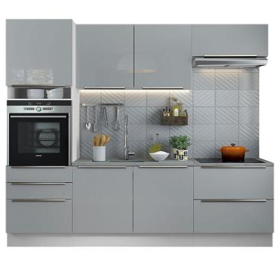 Cozinha Completa Lux com Armário 6 Portas 5 Gavetas Branco
