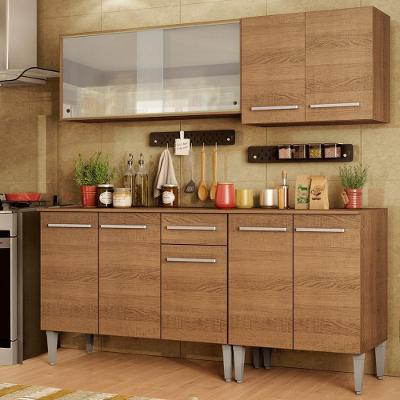 Cozinha Completa Emilly Box com Balcão e Armário Madesa