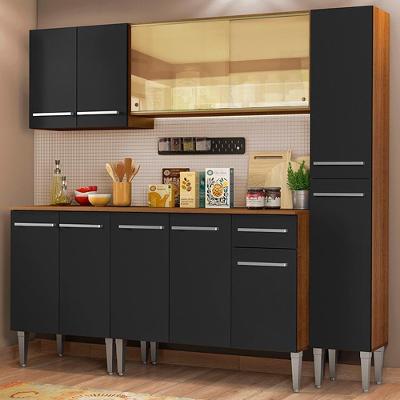 Cozinha Completa Emilly West com Balcão e Armário Madesa