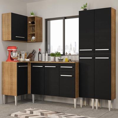 Cozinha Completa de Canto Emilly Music Madesa