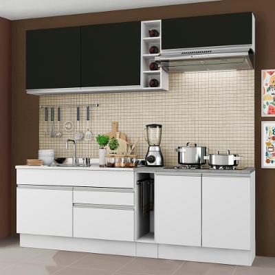 Cozinha Completa Parma com Armário e Balcão Madesa Branco