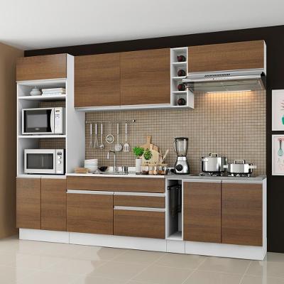 Cozinha Completa Vicenza Rustic com Armário e Balcão Madesa