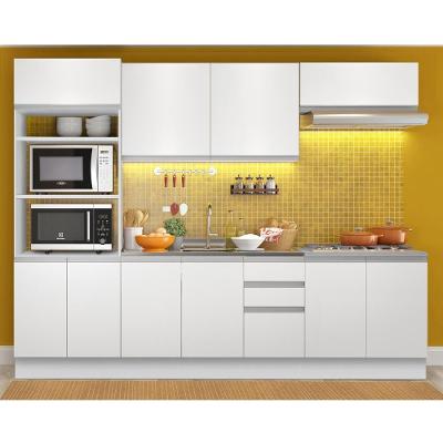 Cozinha Glamy Viena 10 Portas 3 Gavetas Branca Madesa