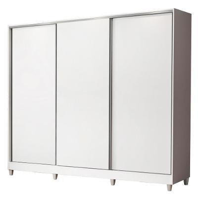 Guarda Roupa Royale 100% MDF 3 Portas Correr e Pés Madesa